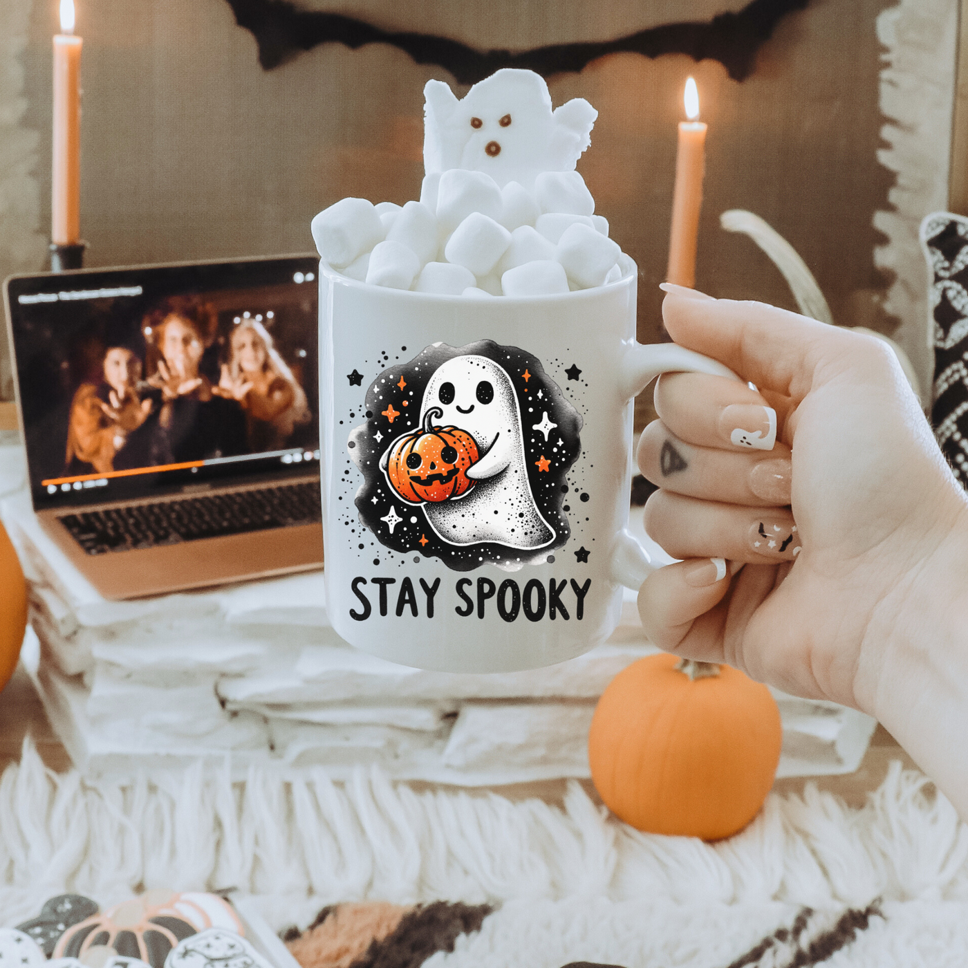 Stay Spooky Ghost Coffee Mug