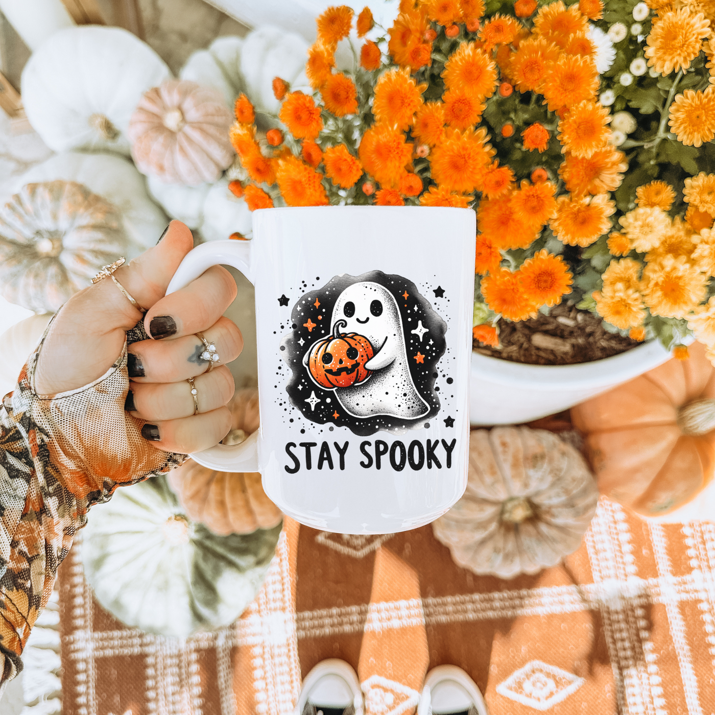 Stay Spooky Ghost Coffee Mug