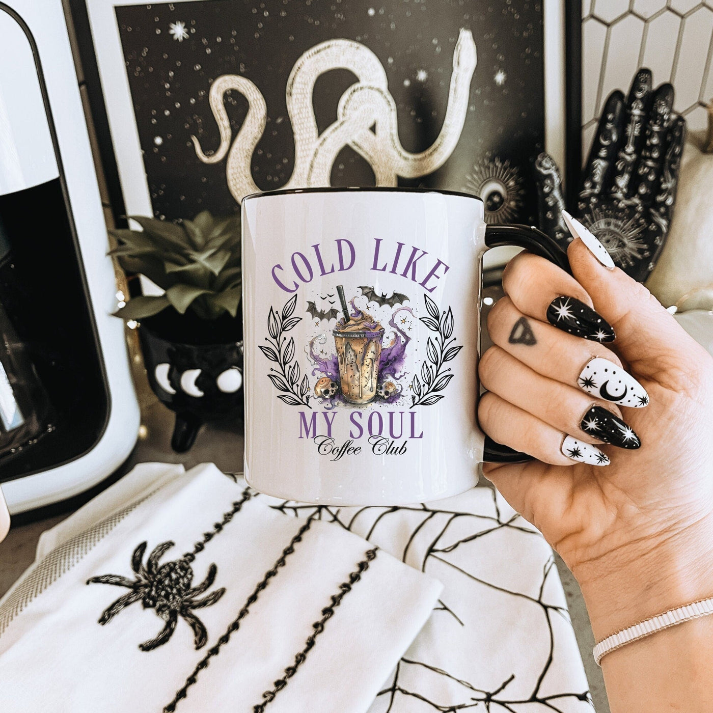 Spooky Halloween Latte Coffee Mug