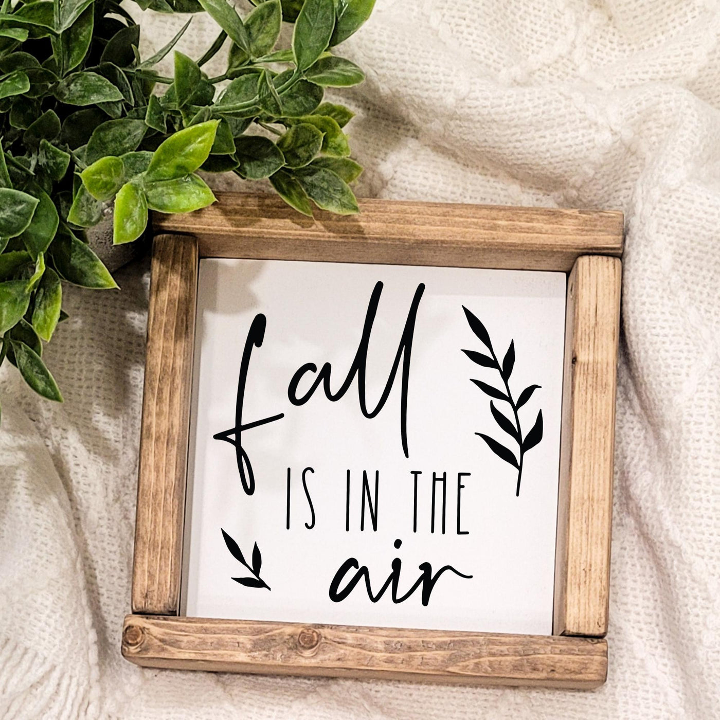 Fall Air Wood Sign
