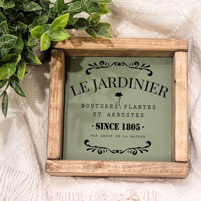 French Spring Farmhouse Sign