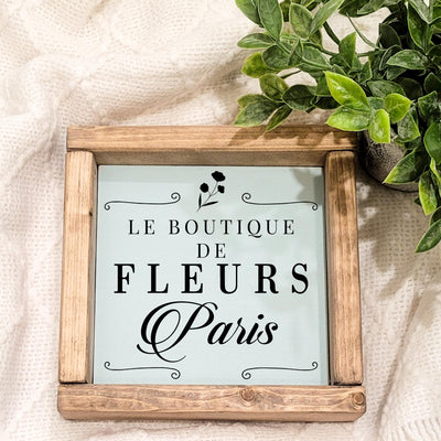 French Spring Farmhouse Sign